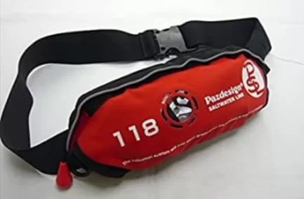 ウエストベルト型ライフジャケットの画像