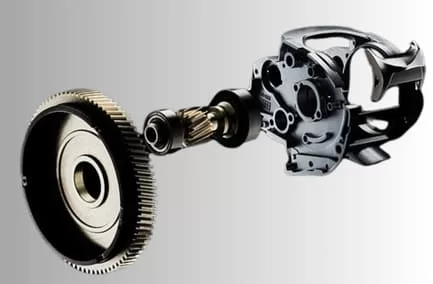 剛性高いベイトキャスティングリールの本体構成画像