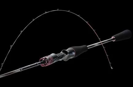 ダイワ製紅牙のティップベンディング画像