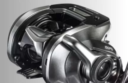 フォールレバー搭載ベイトリールの拡大画像