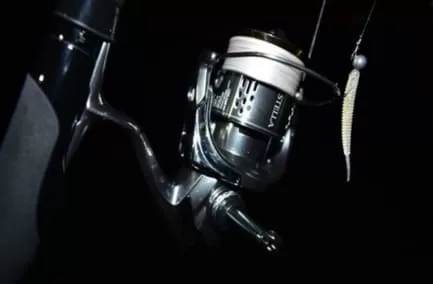 シマノのステラと極小ジグ単リグ組み合わせ画像