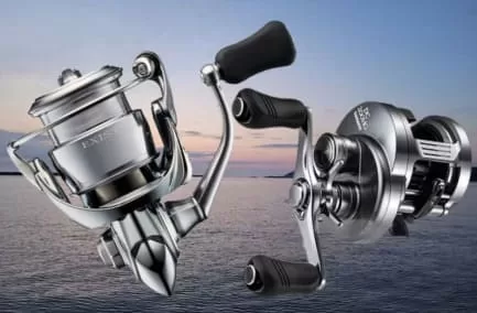 スピニングリールvsベイトリール全体比較画像