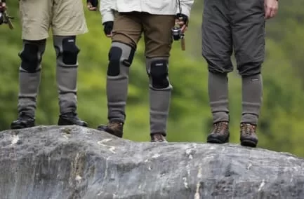 移動性にアドヴァンテージが高いストッキングウェーダー+ウェーディングシューズ画像